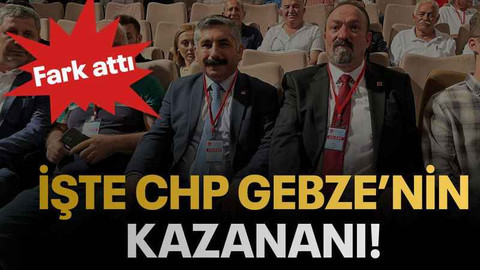 İşte CHP Gebze’nin kazananı!